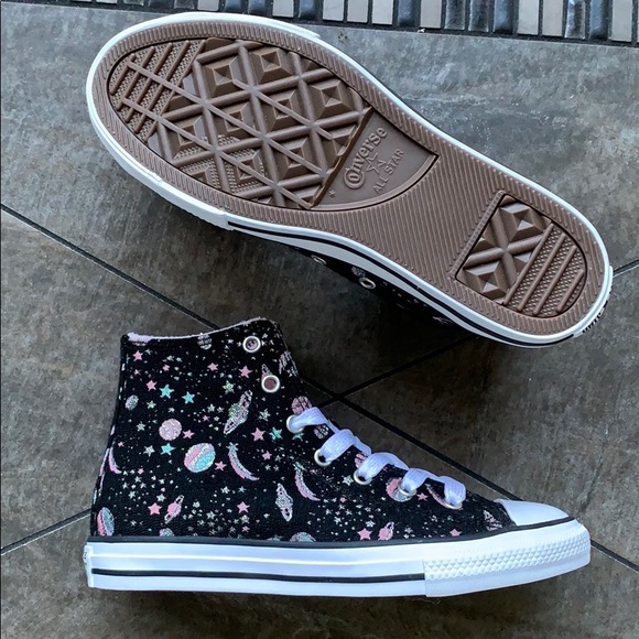 CONVERSE CTAS HI black/white/pure silver WMNS - Picture 4 of 16